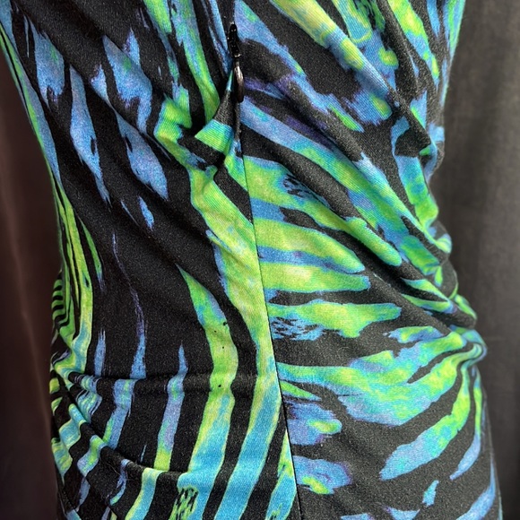 Halston Heritage size  M animal print dress - Picture 6 of 7